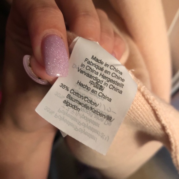 J. Crew 365 Juliette Collarless Pink Cotton Wool Sweater Blazer Long Cardigan - Picture 6 of 7